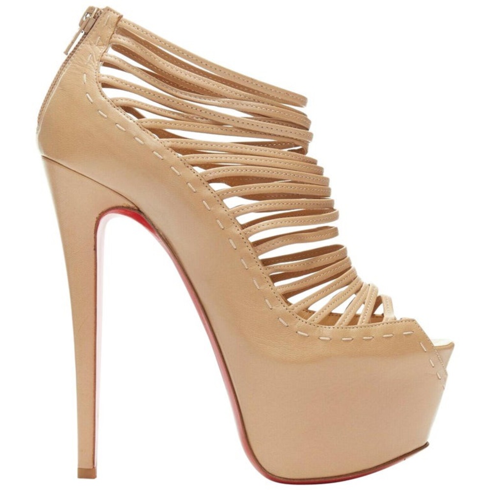Christian Louboutin strappy heels size 8